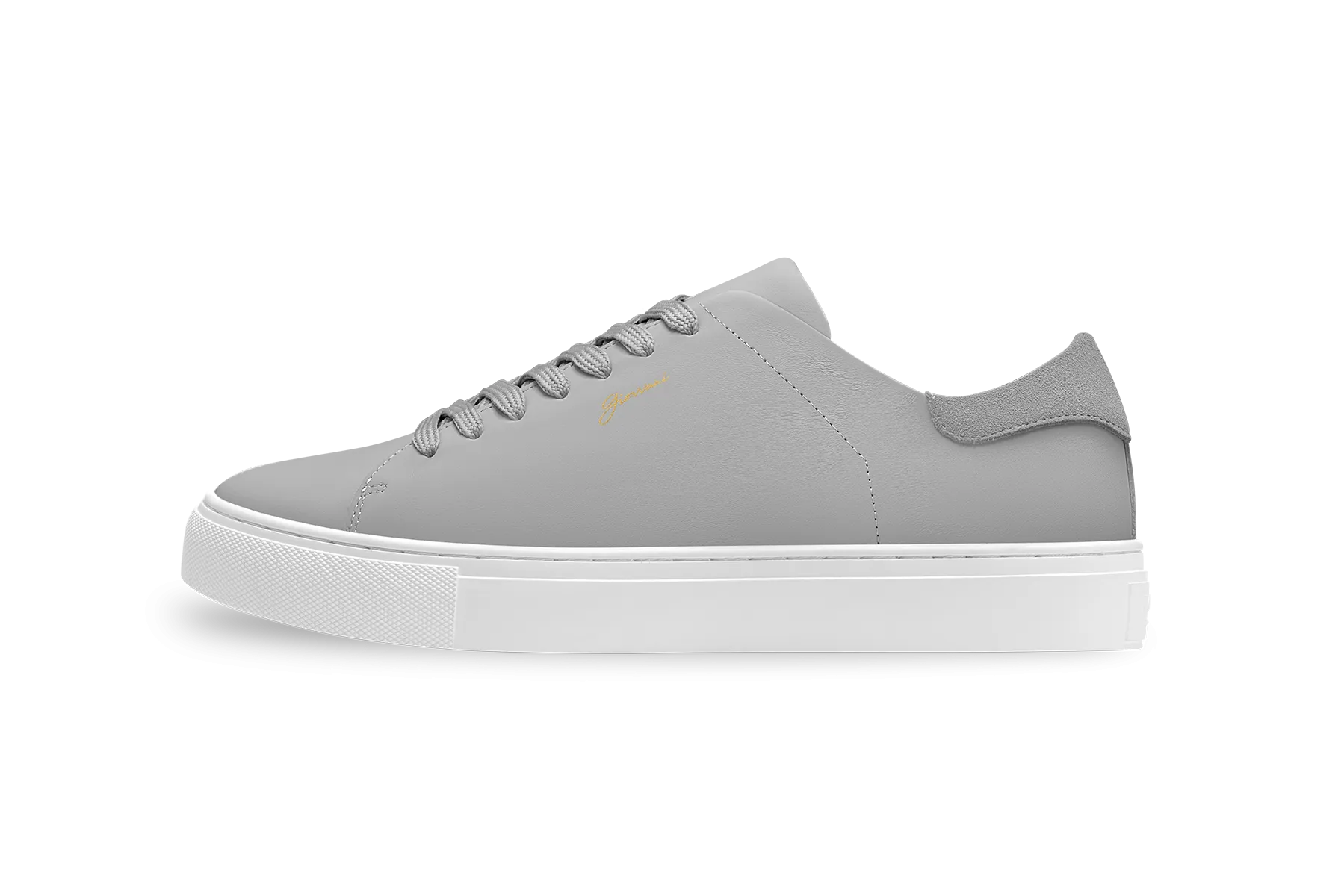 The Lorenzo - Grey Leather / White Sole