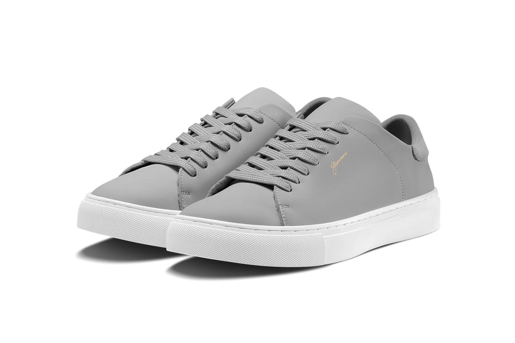 The Lorenzo - Grey Leather / White Sole