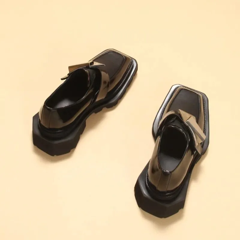 Thick Sole Niche High-end Height Increasing Genuine Leather Men Shoes