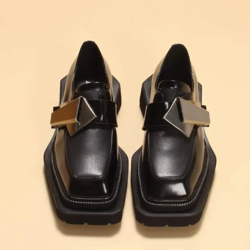 Thick Sole Niche High-end Height Increasing Genuine Leather Men Shoes