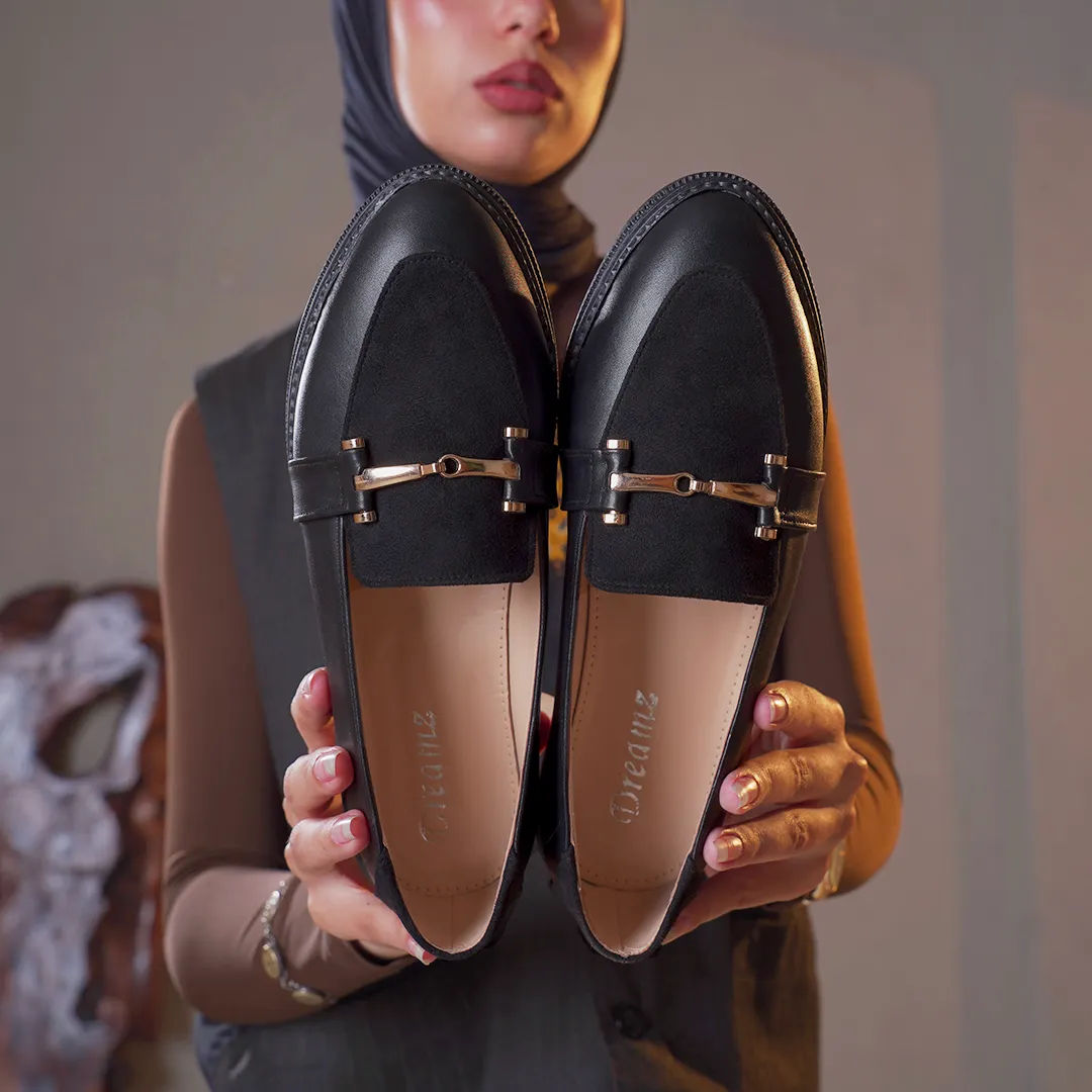 Timeless Elegance Loafers -black