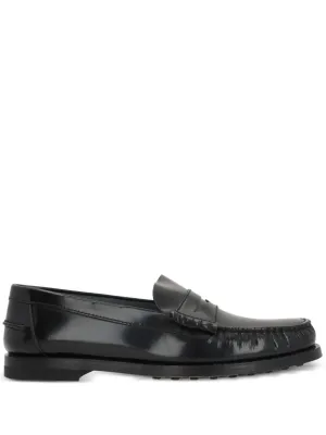 Tod's leather penny loafers
