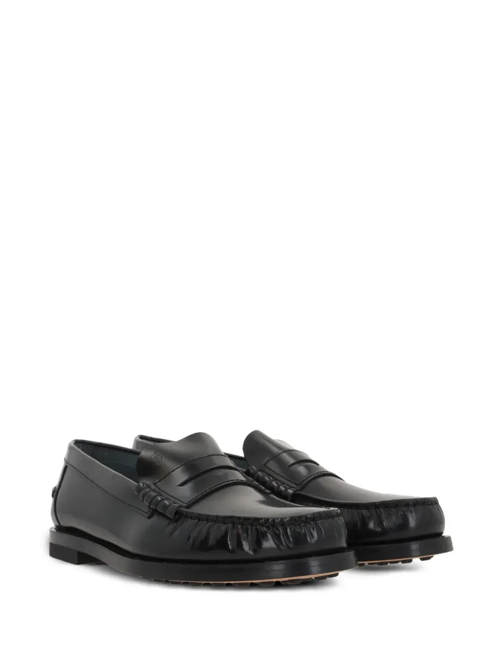 Tod's leather penny loafers