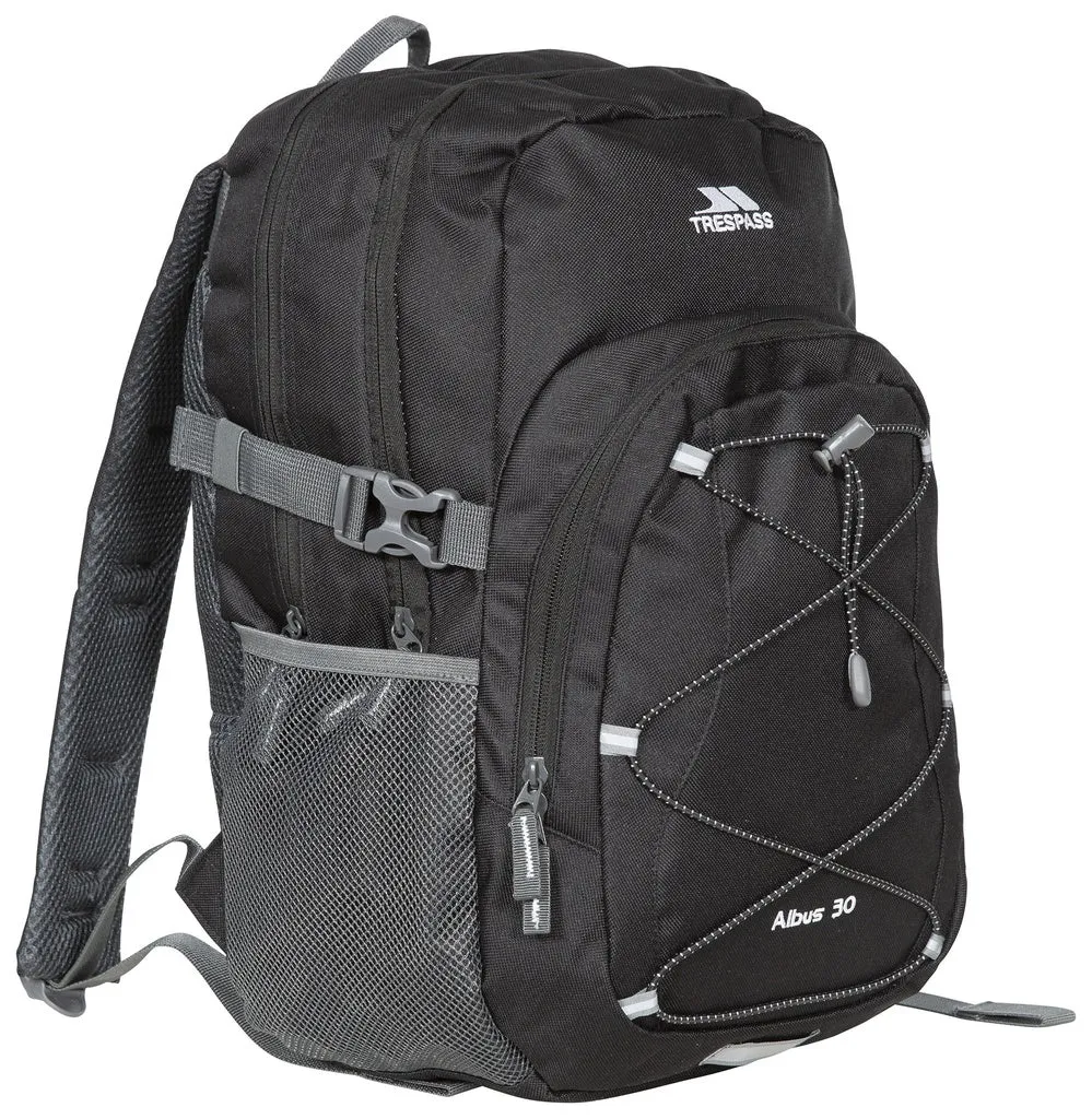 Trespass Albus 30L Casual School Hiking Versatile Unisex Work Backpack