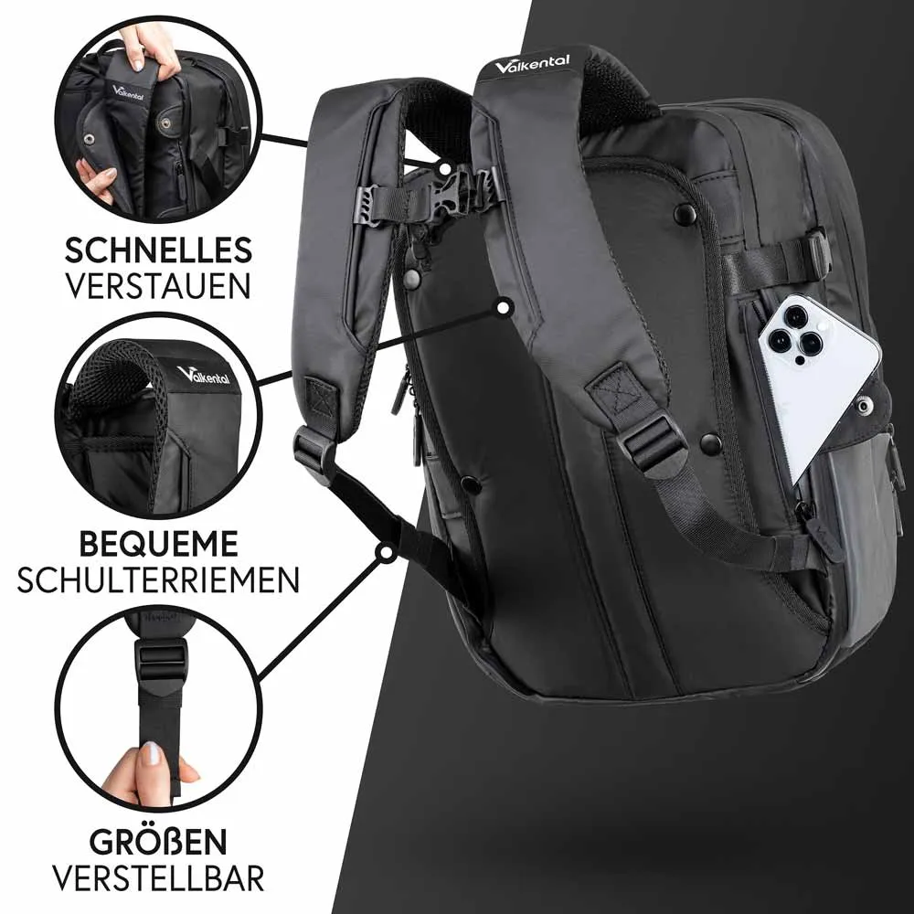 VALKENTAL ValkBusiness 3-in-1 Fahrradtasche 22L