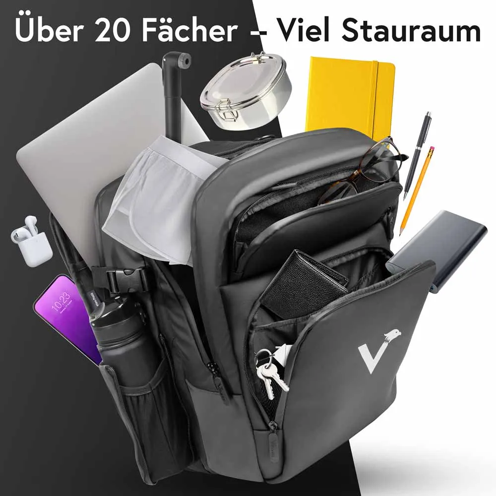 VALKENTAL ValkBusiness 3-in-1 Fahrradtasche 22L