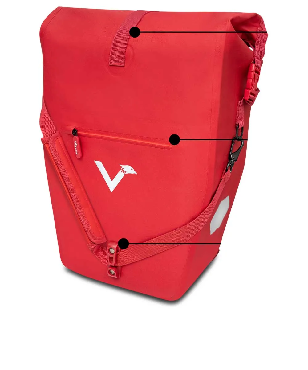 VALKENTAL ValkOcean 2-in-1 Fahrradtasche 22-28L