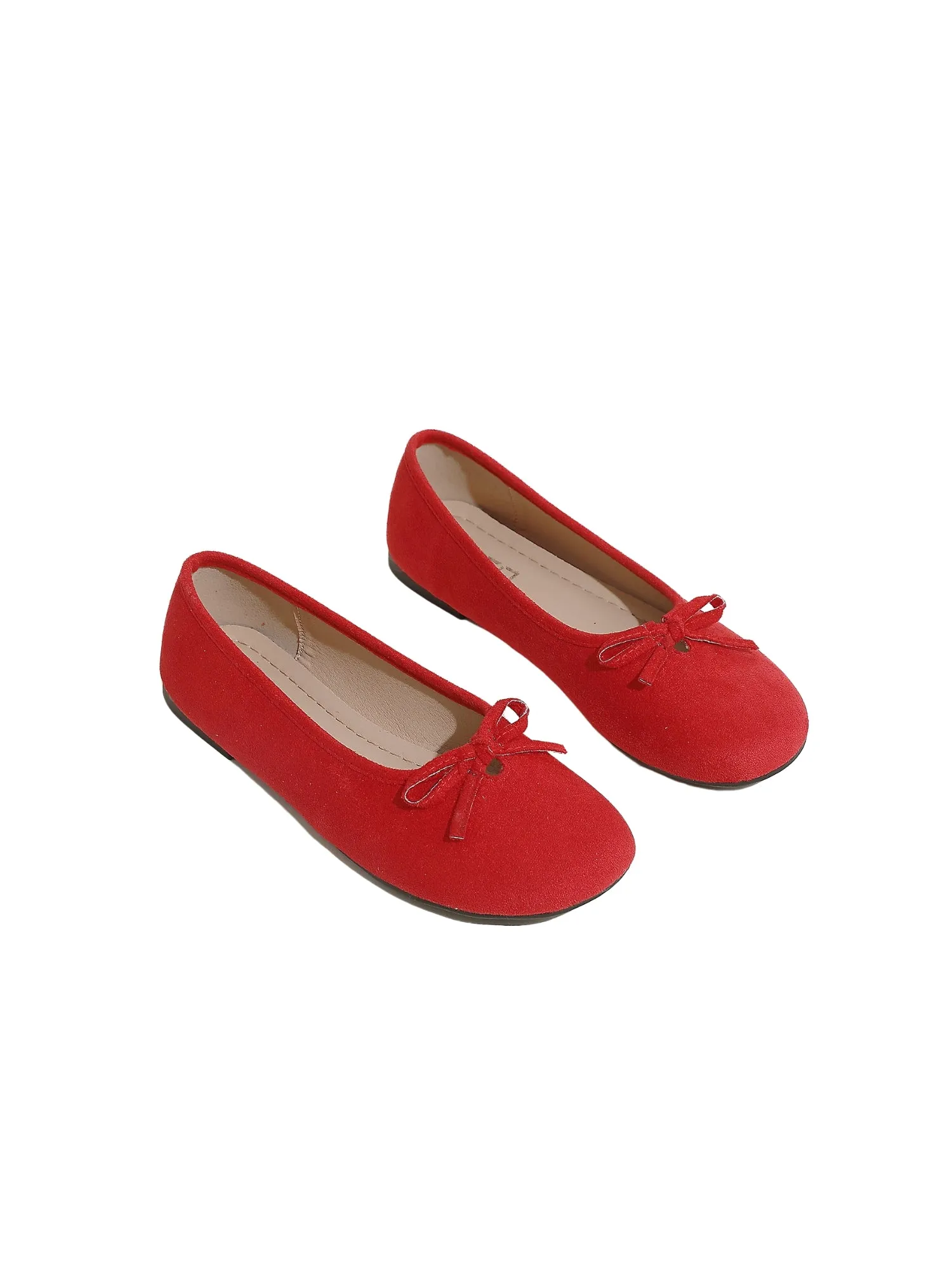 Velouré Axis Close Toe Suede Loafer-Apricot