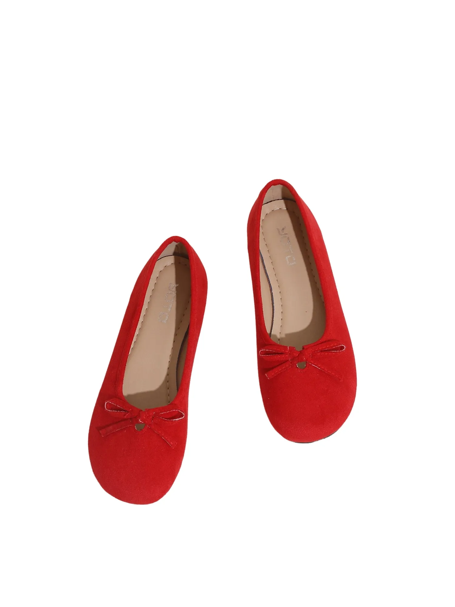 Velouré Axis Close Toe Suede Loafer-Apricot