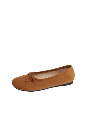Velouré Axis Close Toe Suede Loafer-Brown