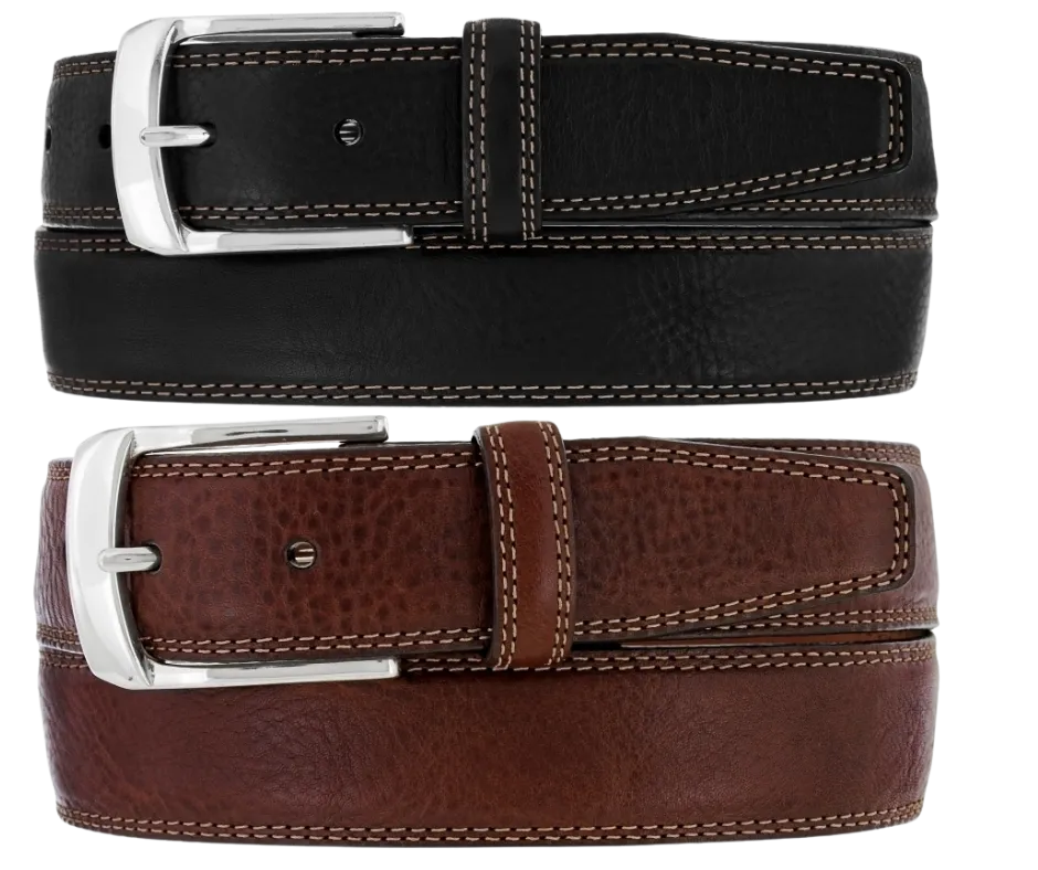 Ventura Classic Leather Dress Belt by Brighton