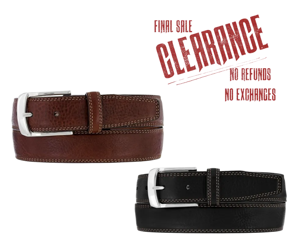 Ventura Classic Leather Dress Belt by Brighton