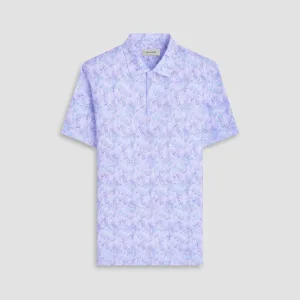 Victor Leaf Print OoohCotton Polo Shirt