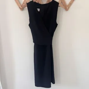 VINTAGE Jones New York Black Kimono Wrap Night Out Dress 10 Gorgeous