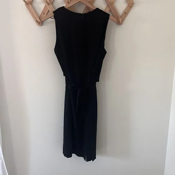 VINTAGE Jones New York Black Kimono Wrap Night Out Dress 10 Gorgeous