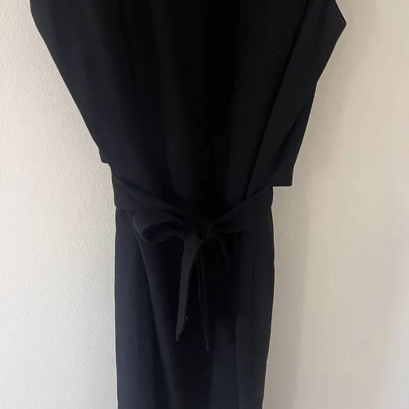 VINTAGE Jones New York Black Kimono Wrap Night Out Dress 10 Gorgeous