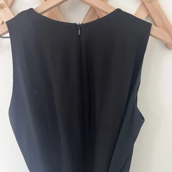 VINTAGE Jones New York Black Kimono Wrap Night Out Dress 10 Gorgeous