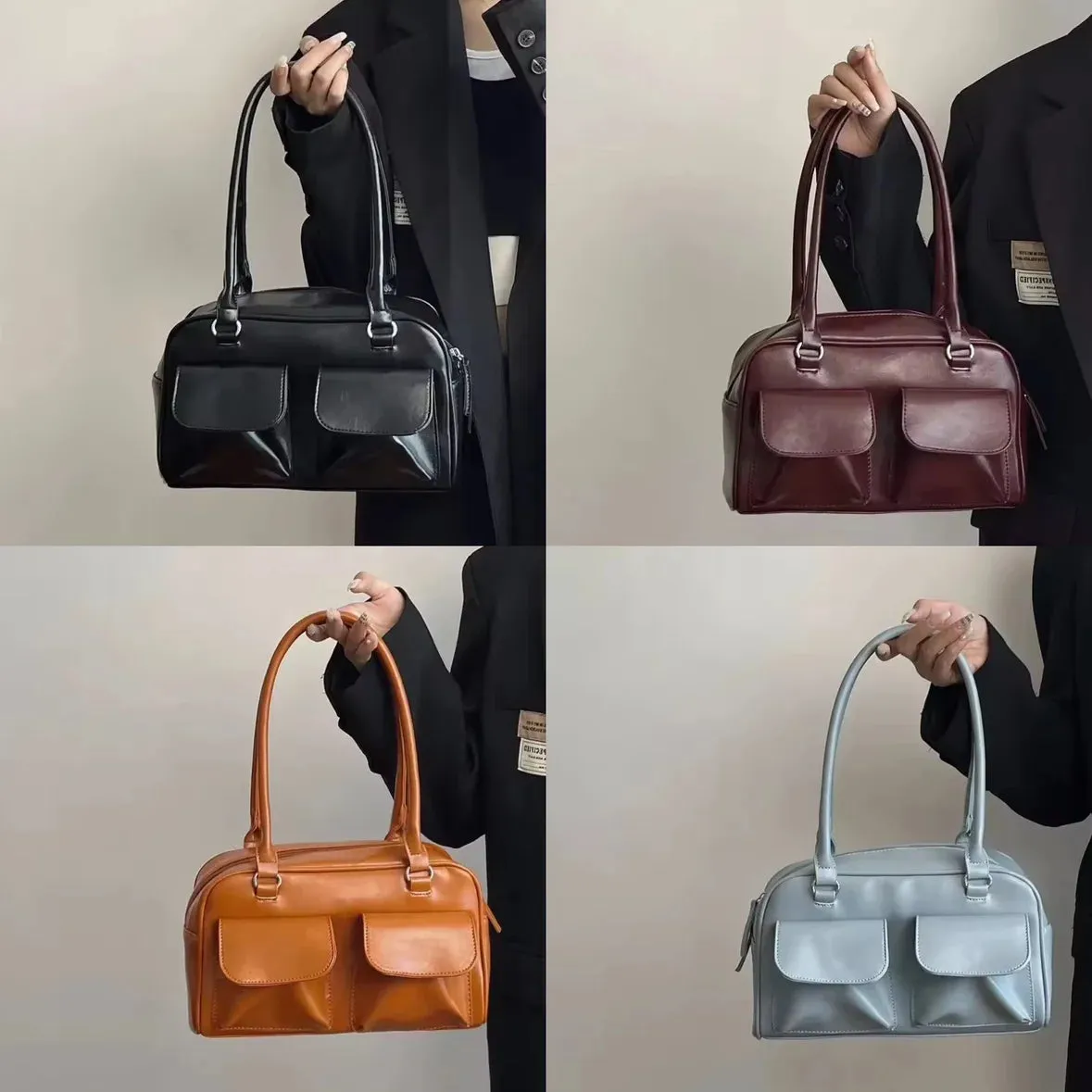 Vintage Women Business Shoulder Bag