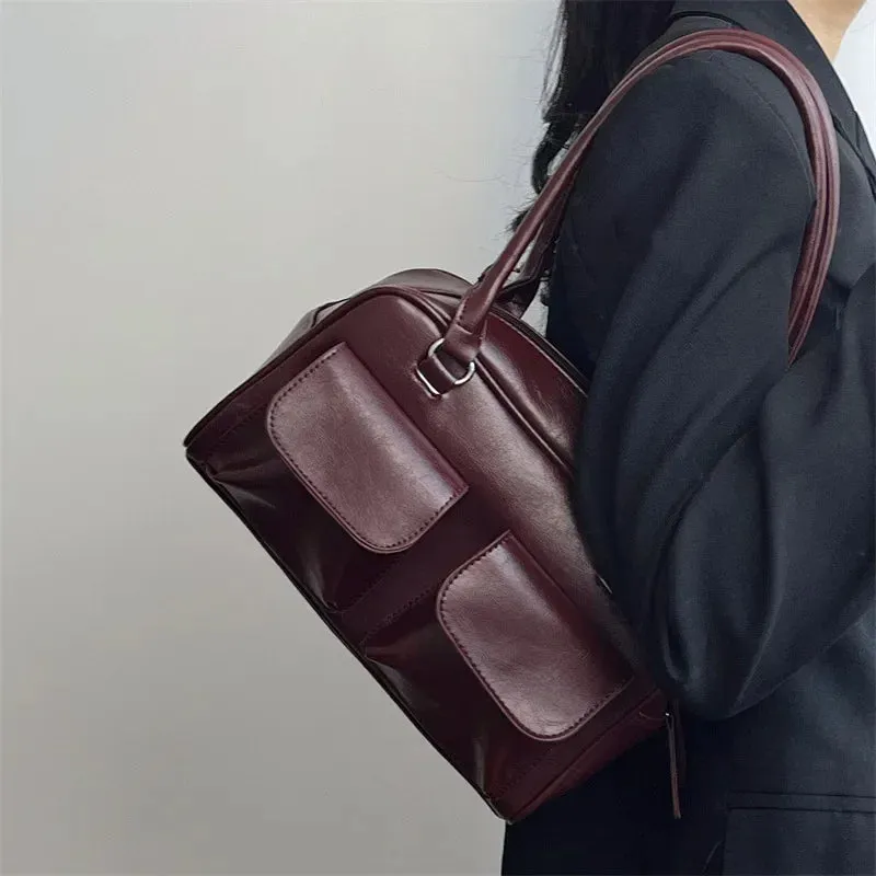 Vintage Women Business Shoulder Bag