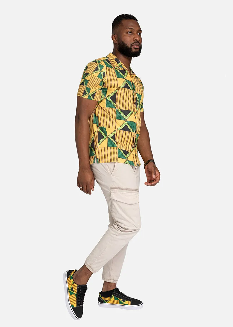 Wale African Print Men's Low Top Sporting Shoes