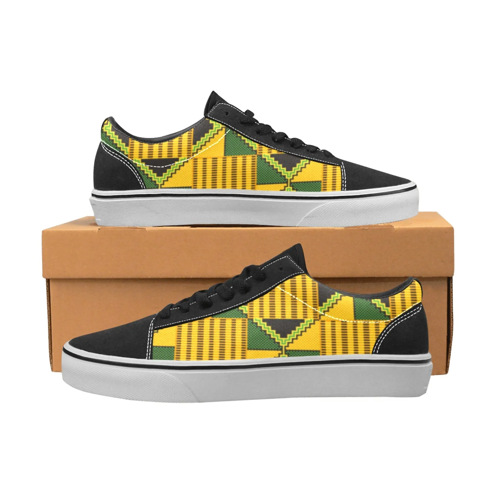 Wale African Print Men's Low Top Sporting Shoes