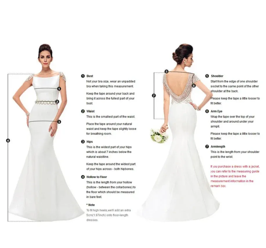 Wedding Dresses Simple Long Sleeves A-Line Luxury Bridal Gown For Woman