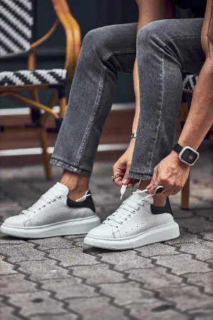 White Leather Sneakers