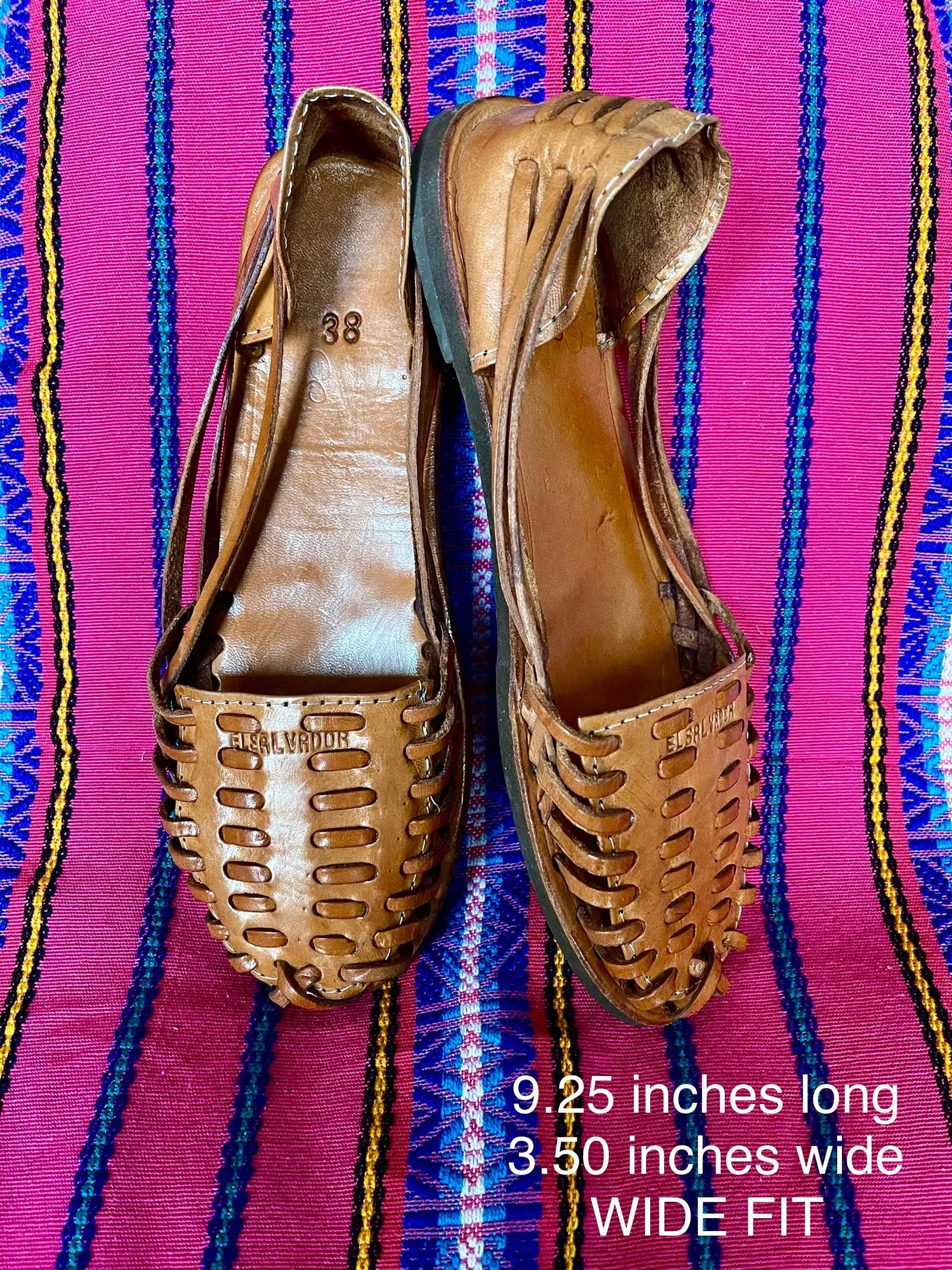 Wide FIT OG Brown Huarachas- Huarachas Anchas Color Cafe