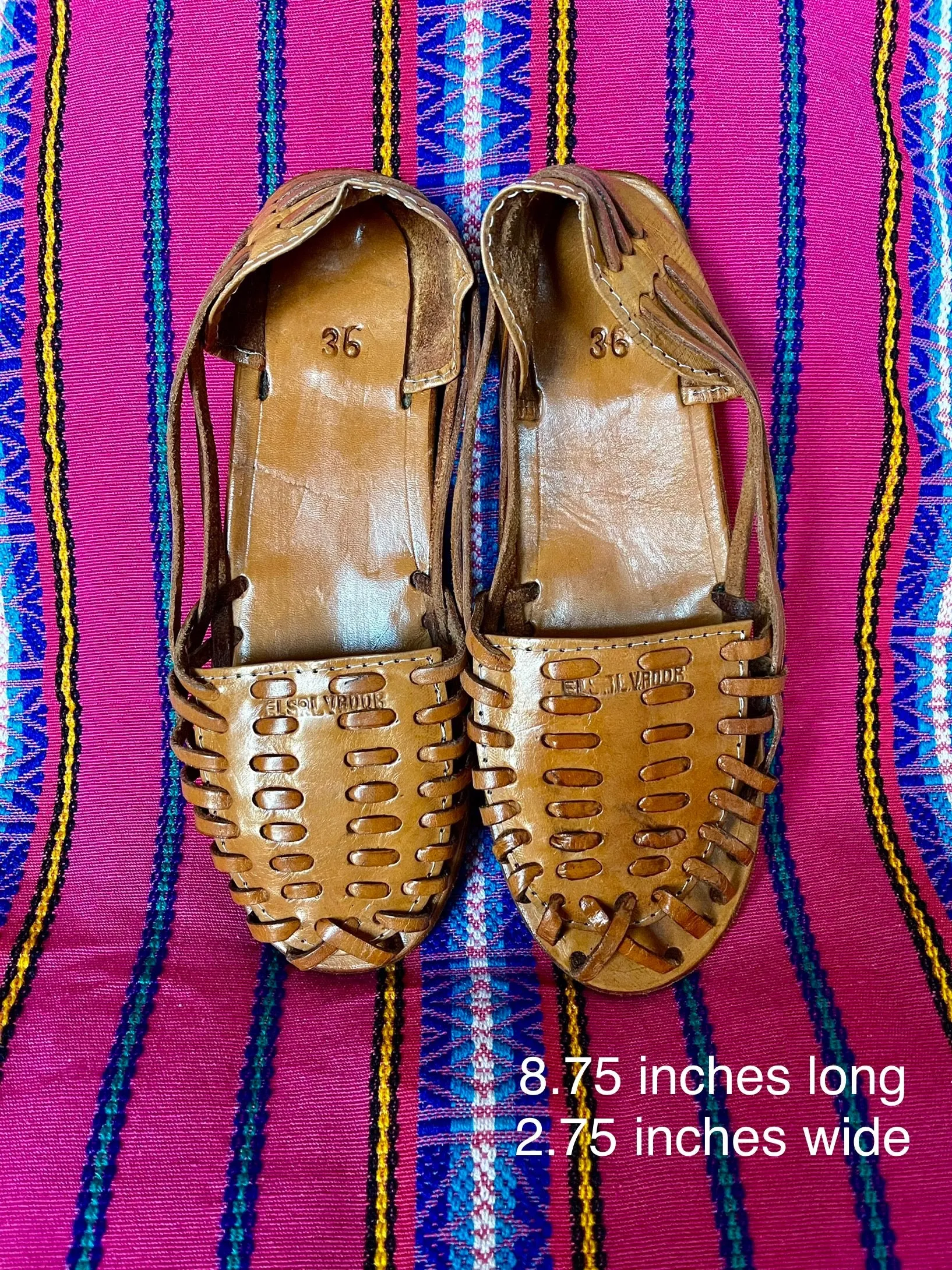 Wide FIT OG Brown Huarachas- Huarachas Anchas Color Cafe