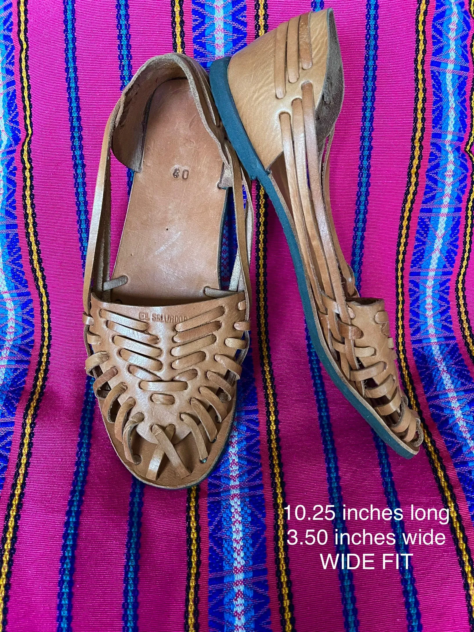 Wide FIT OG Brown Huarachas- Huarachas Anchas Color Cafe