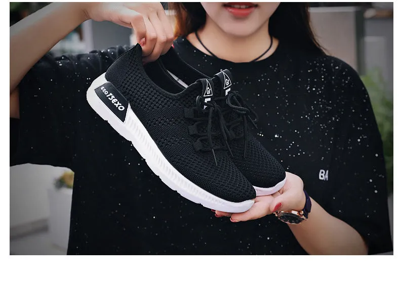 Woman Sport Shoes Mesh Breathable Trainers
