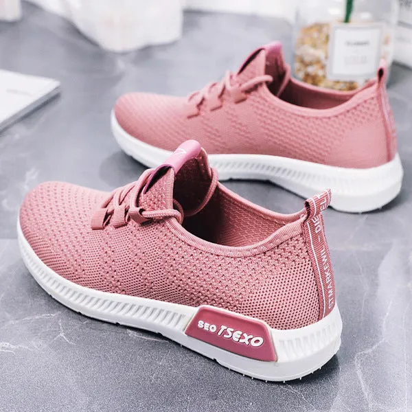 Woman Sport Shoes Mesh Breathable Trainers