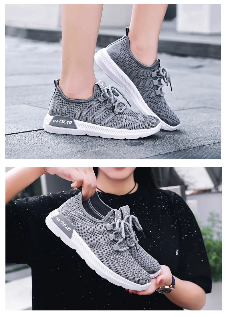 Woman Sport Shoes Mesh Breathable Trainers