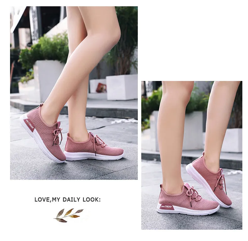 Woman Sport Shoes Mesh Breathable Trainers