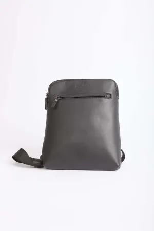 Women Bag Casual Logo Embellished Faux Leather Black