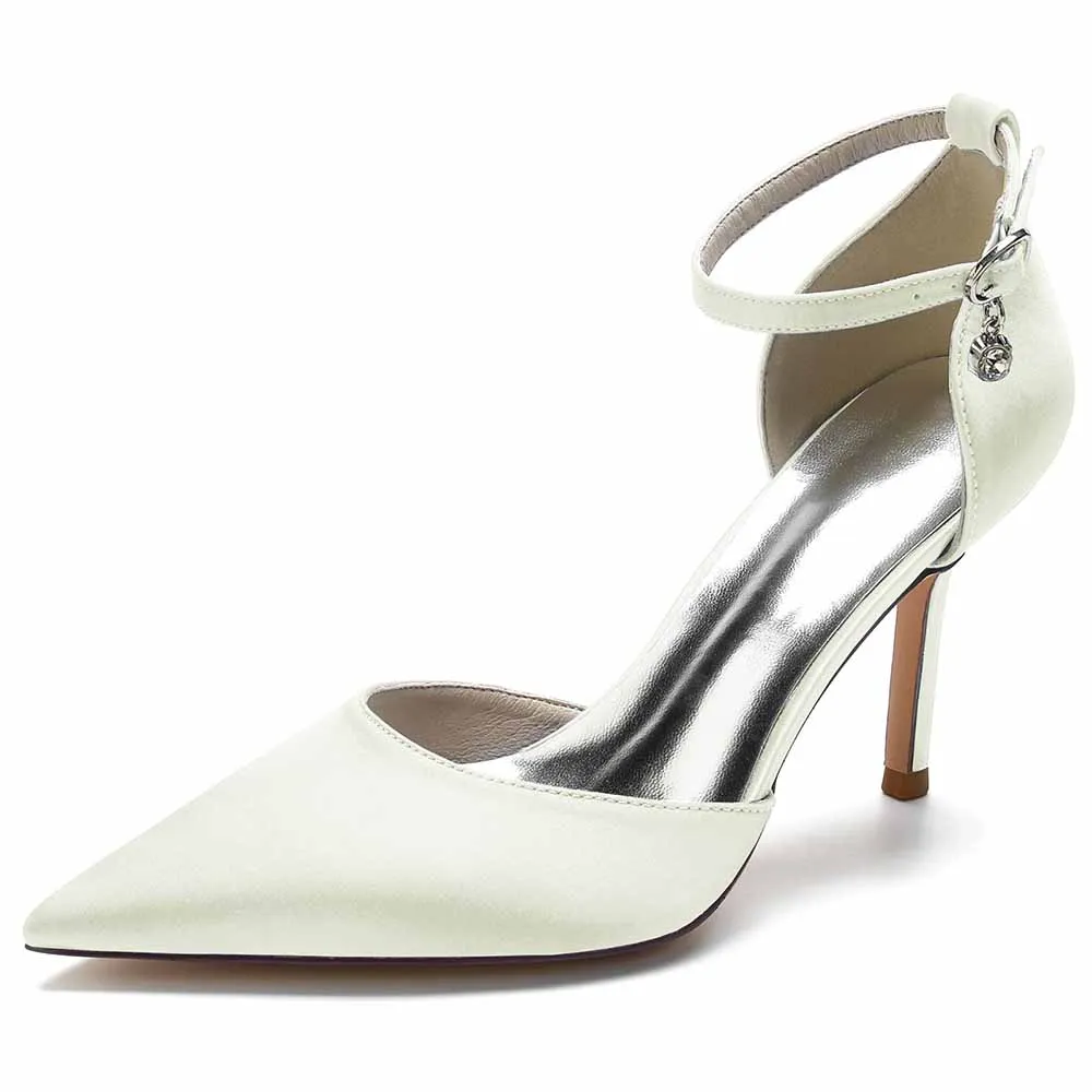 Womens Ankle Strap Pumps Party Heels Formal Dress Shoes