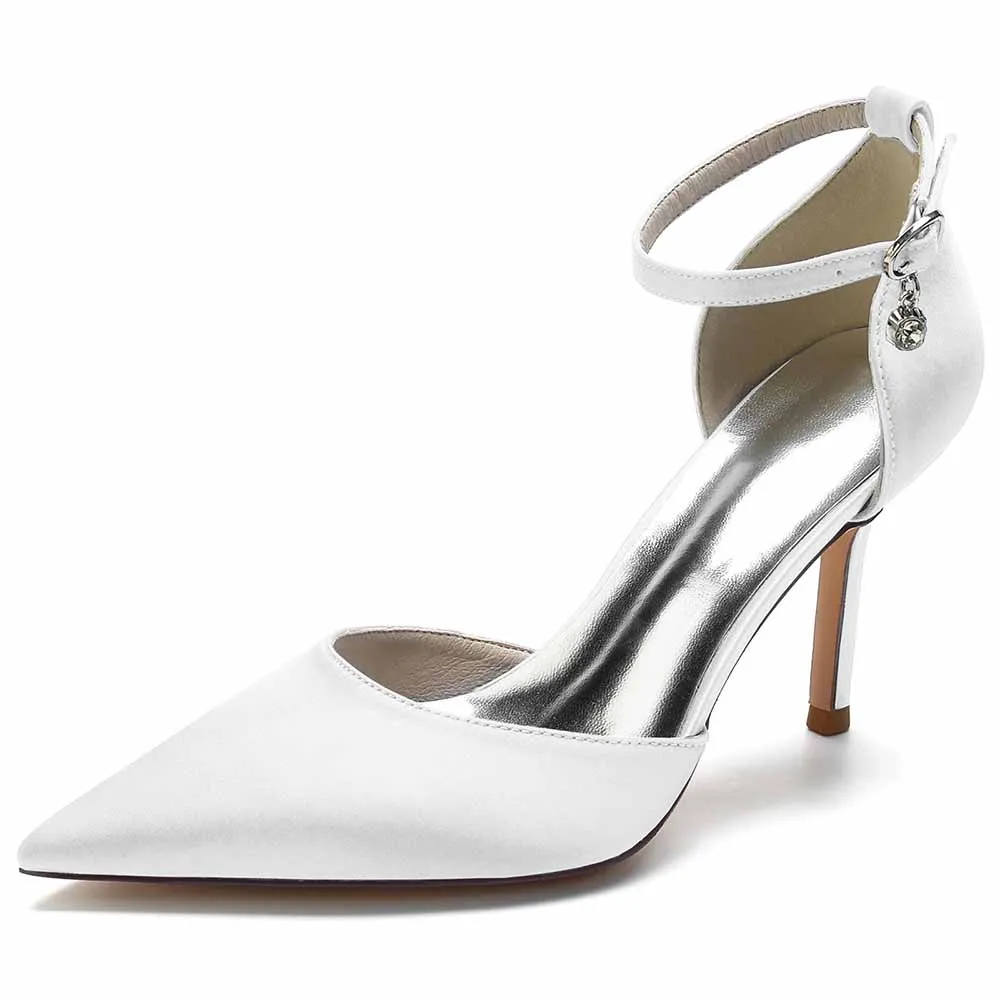 Womens Ankle Strap Pumps Party Heels Formal Dress Shoes