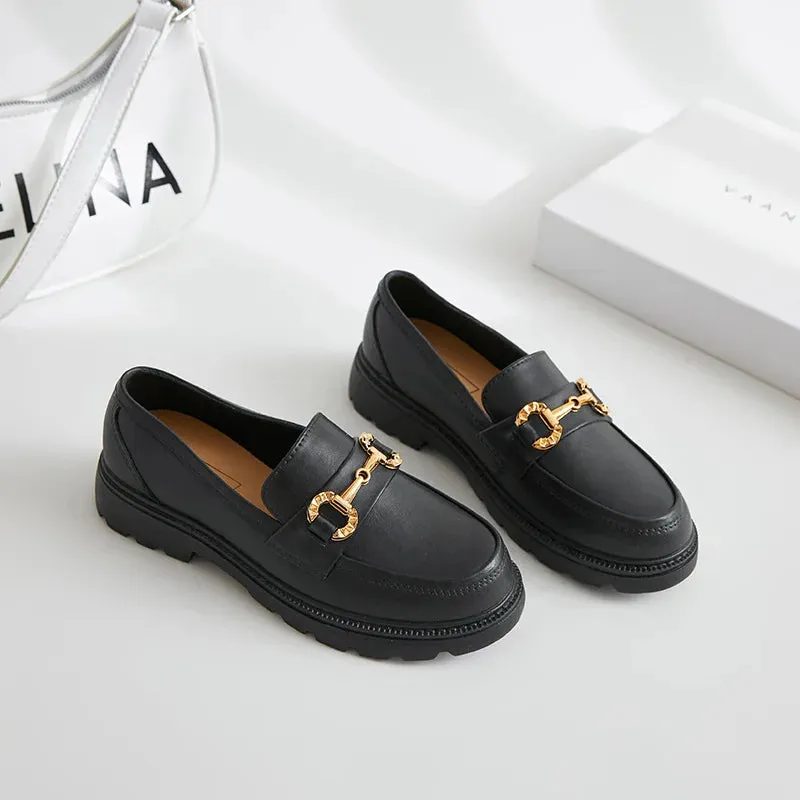Women's Autumn Loafers – British Style Platform Mary Jane Shoes, Low Heels for Lolita Fashion, JK Uniform, Daily Leisure, and Commuting