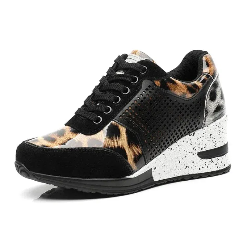 Women's Handmade Platform Wedge Sneakers