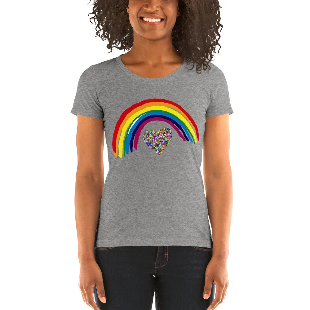 womens rainbow t shirt , funny woman rainbow sweetshirt