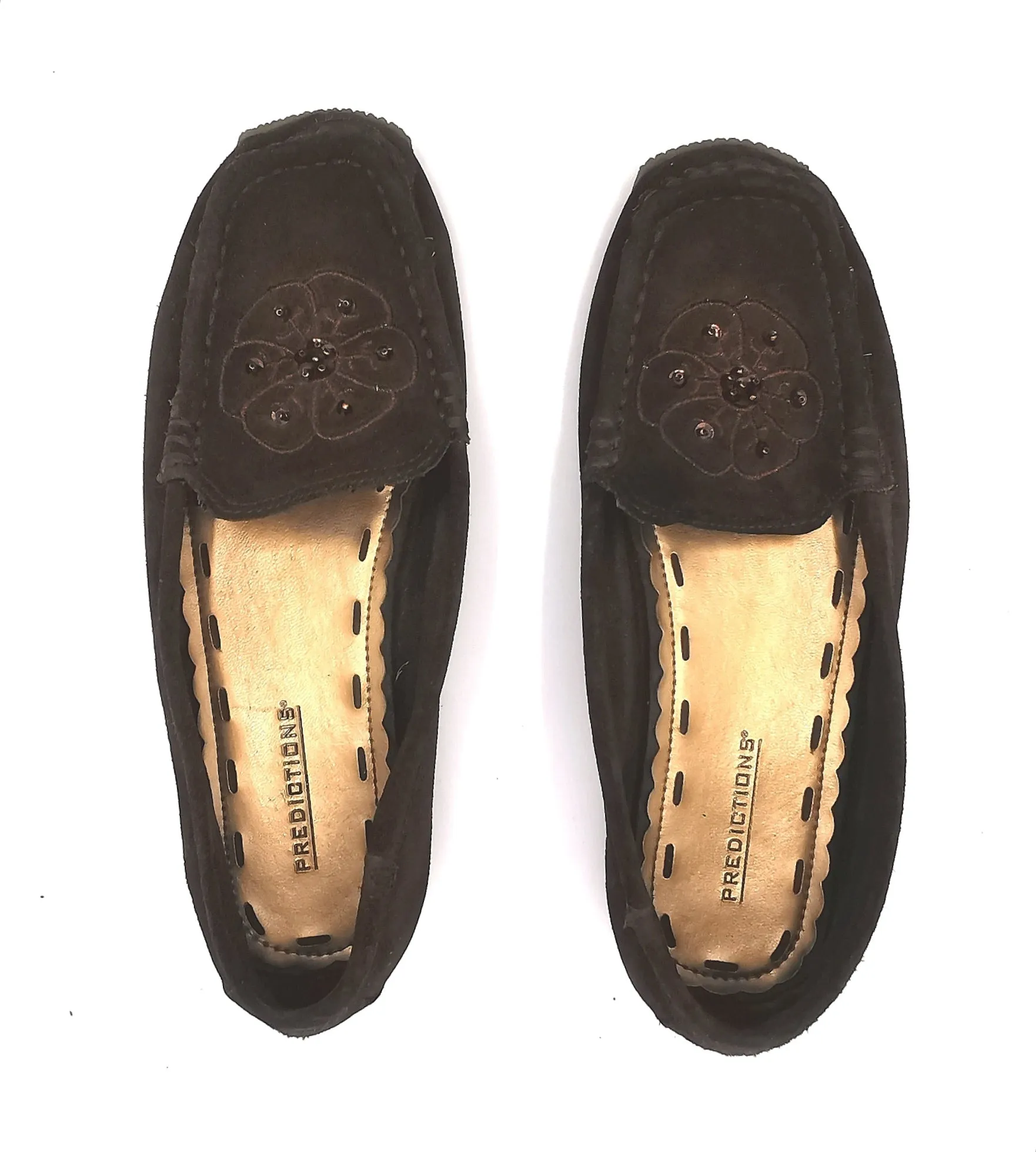 WOMENS SIZE 7 - PREDICTIONS, Brown Loafers VGUC B26