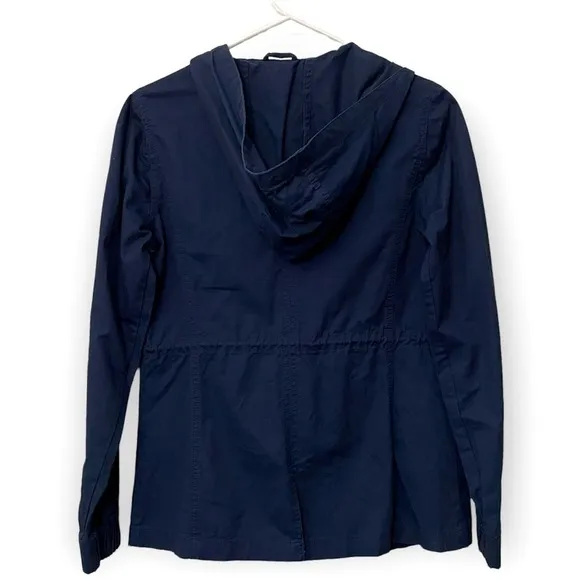 Yoki Cotton Utility Hoodie Jacket | Blue | Size S
