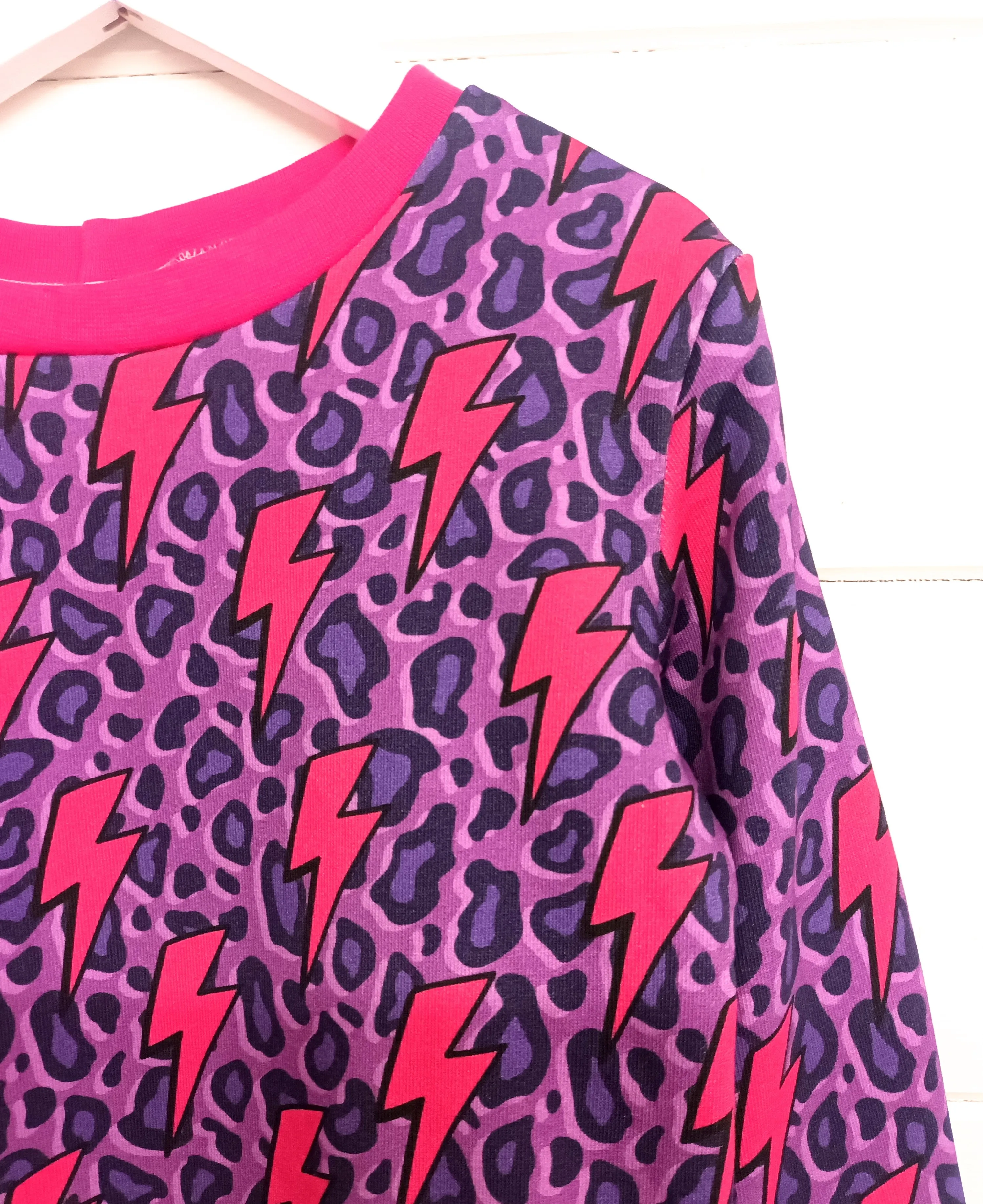 Ziggy Bolt Purple Jumper